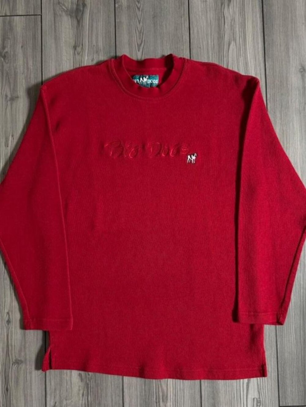Vintage 00s Big Dogs Embroidered Logo Y2K Long Sleeve